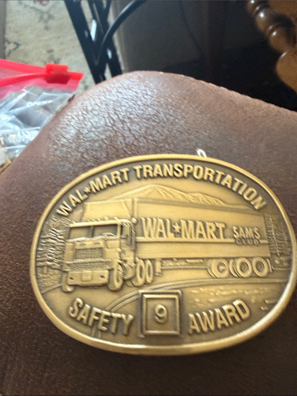 Transportation Gold Safety Award Medal